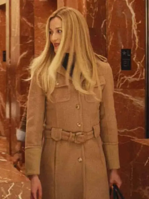 Sarah Pidgeon Love Story 2026 Brown Coat