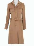 Sarah Pidgeon Love Story 2026 Brown Coat