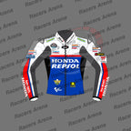 Luca Mrini Honda Repsol British GP 2024 Motorcycle Leather Race Jacket