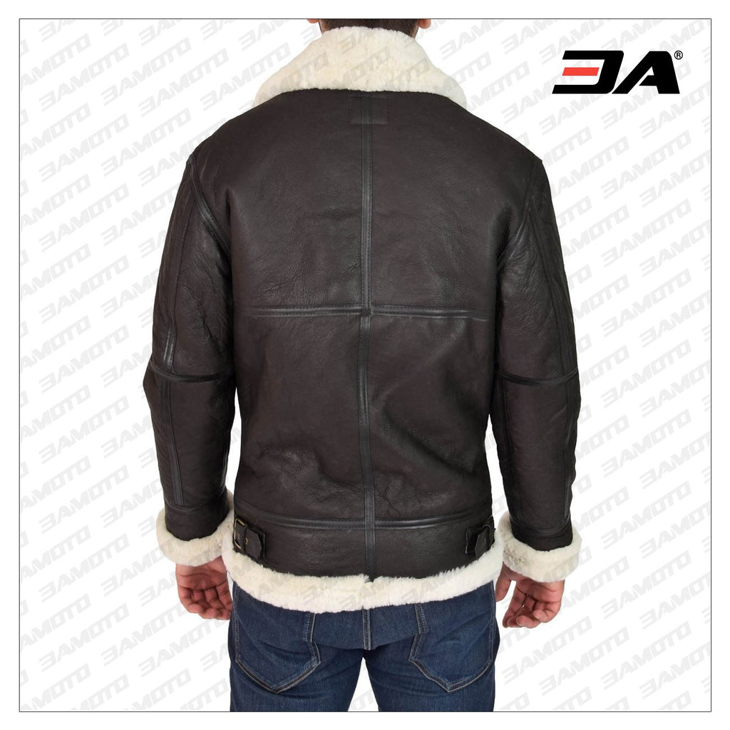 Men B3 Sheepskin Leather Jacket