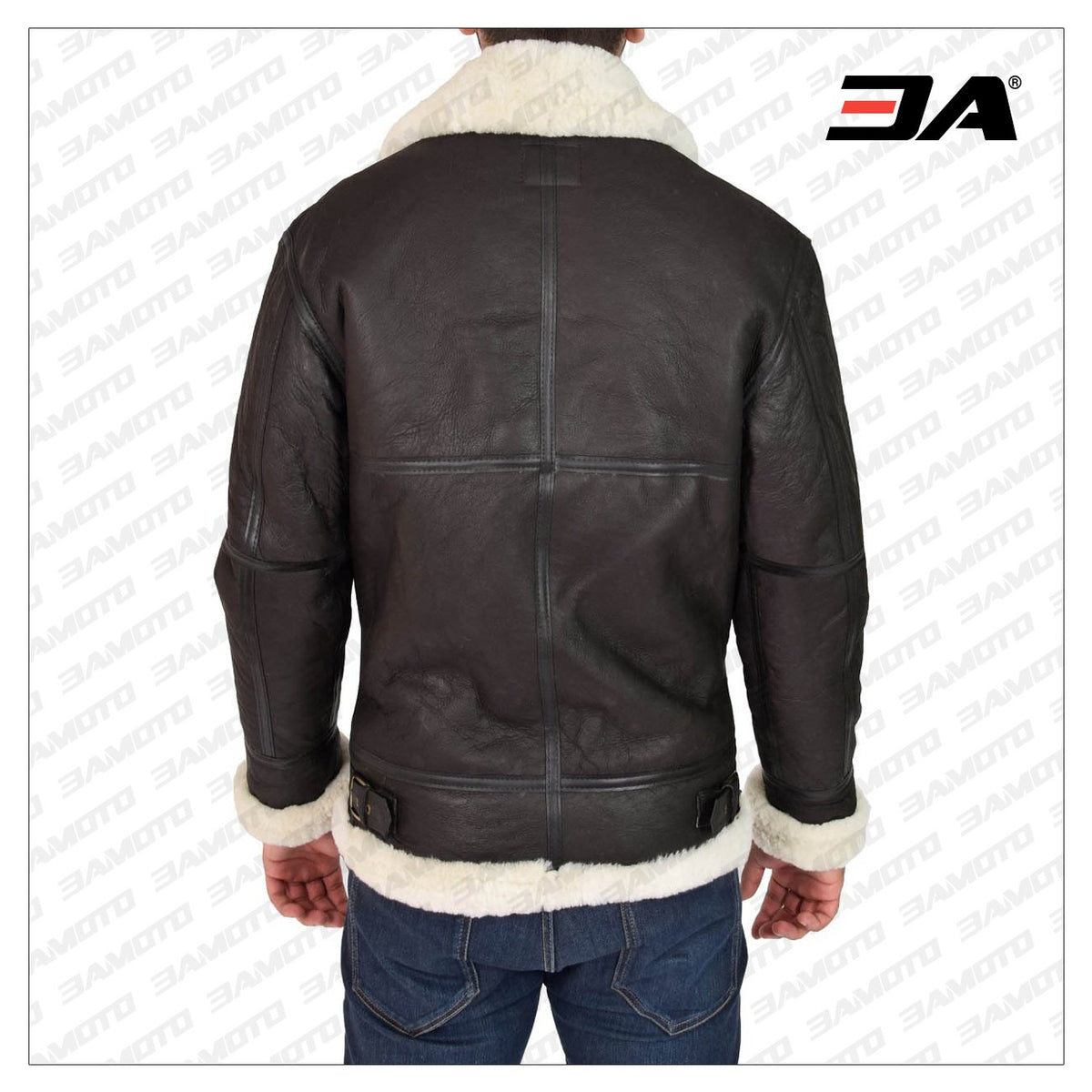 Men B3 Sheepskin Leather Jacket