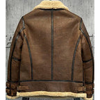 Men’s Flight Aviator B3 Shearling Leather Jacket