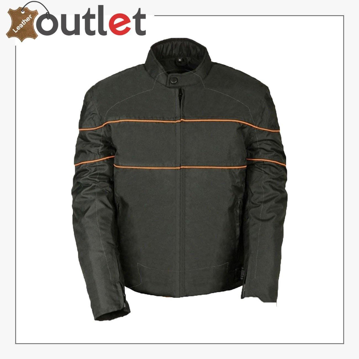 MENS TEXTILE MOTORCYCLE JACKET - VENTED