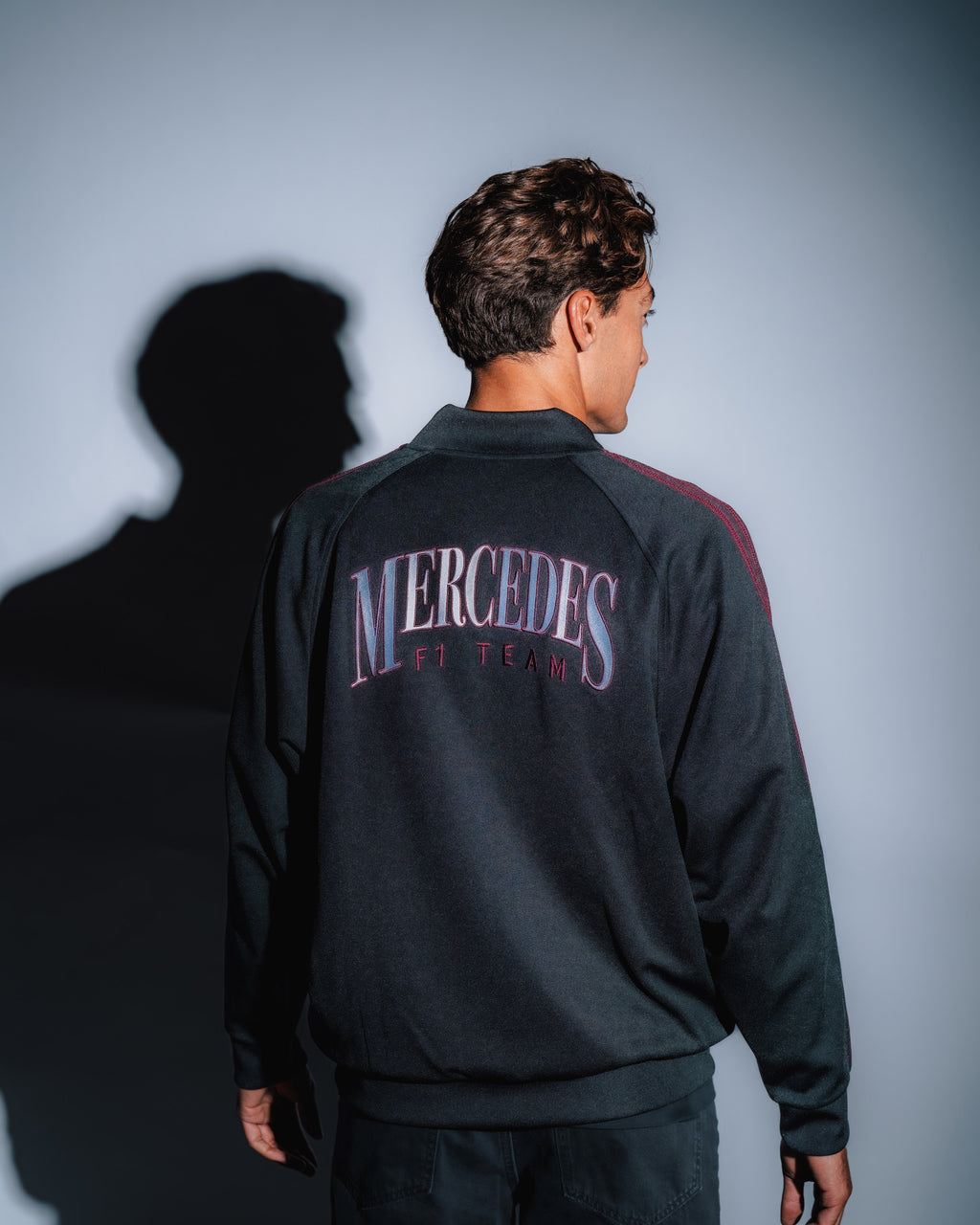 Mens Las Vegas Track Top Black