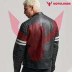 Black racing leather jacket 2024
