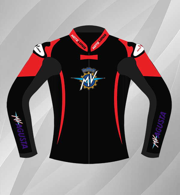 Agusta Leather Racing Jacket  Pro - Replica