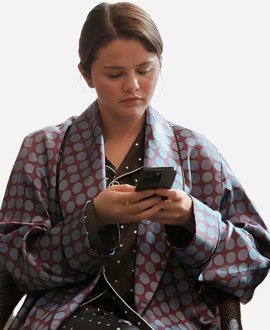 Selena Gomez Only Murders in the Building S04 Polka Dot Coat