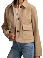 Arielle Kebbel Marshals 2026 Suede Jacket