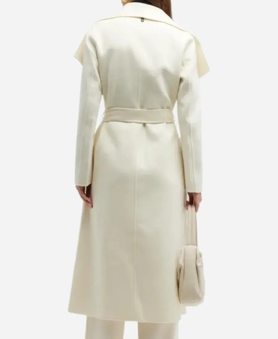 Skye P. Marshall Matlock 2024 White Draped Coat