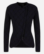 Skye P. Marshall Matlock 2024 Blue Diamond Print Jacket
