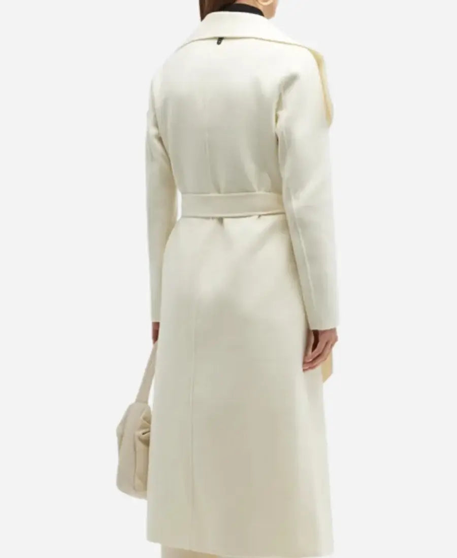 Skye P. Marshall Matlock 2024 White Draped Coat