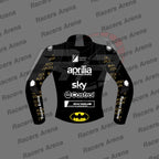 Maverick Vinales Aprilia Winter Test 2024 Motorcycle Leather Racing Jacket