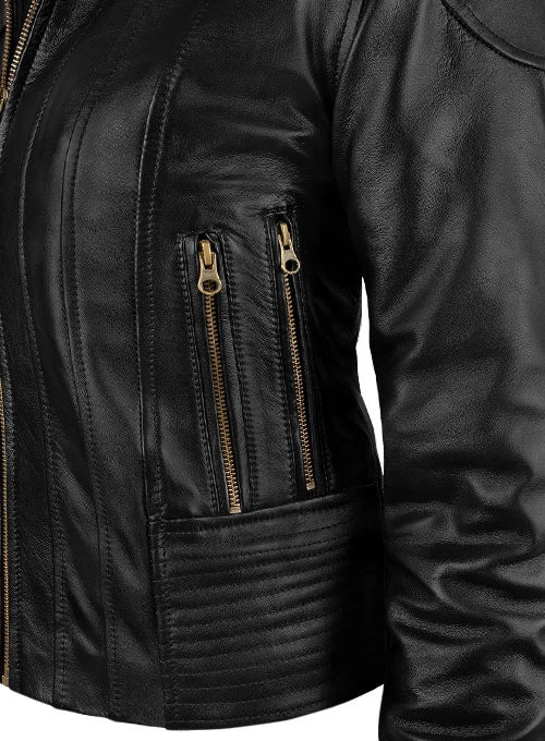 Megan Fox Transformers 2 Black Leather Jacket