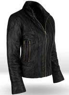 Megan Fox Transformers 2 Black Leather Jacket