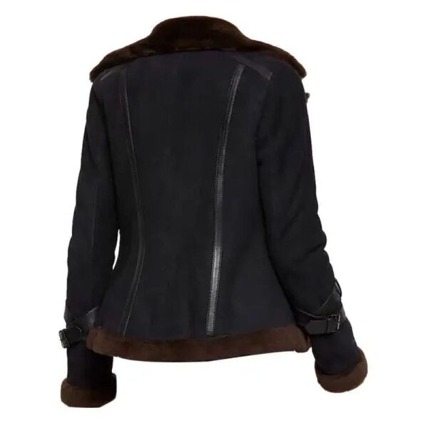 Meghan Aviator Bomber Fur Jacket
