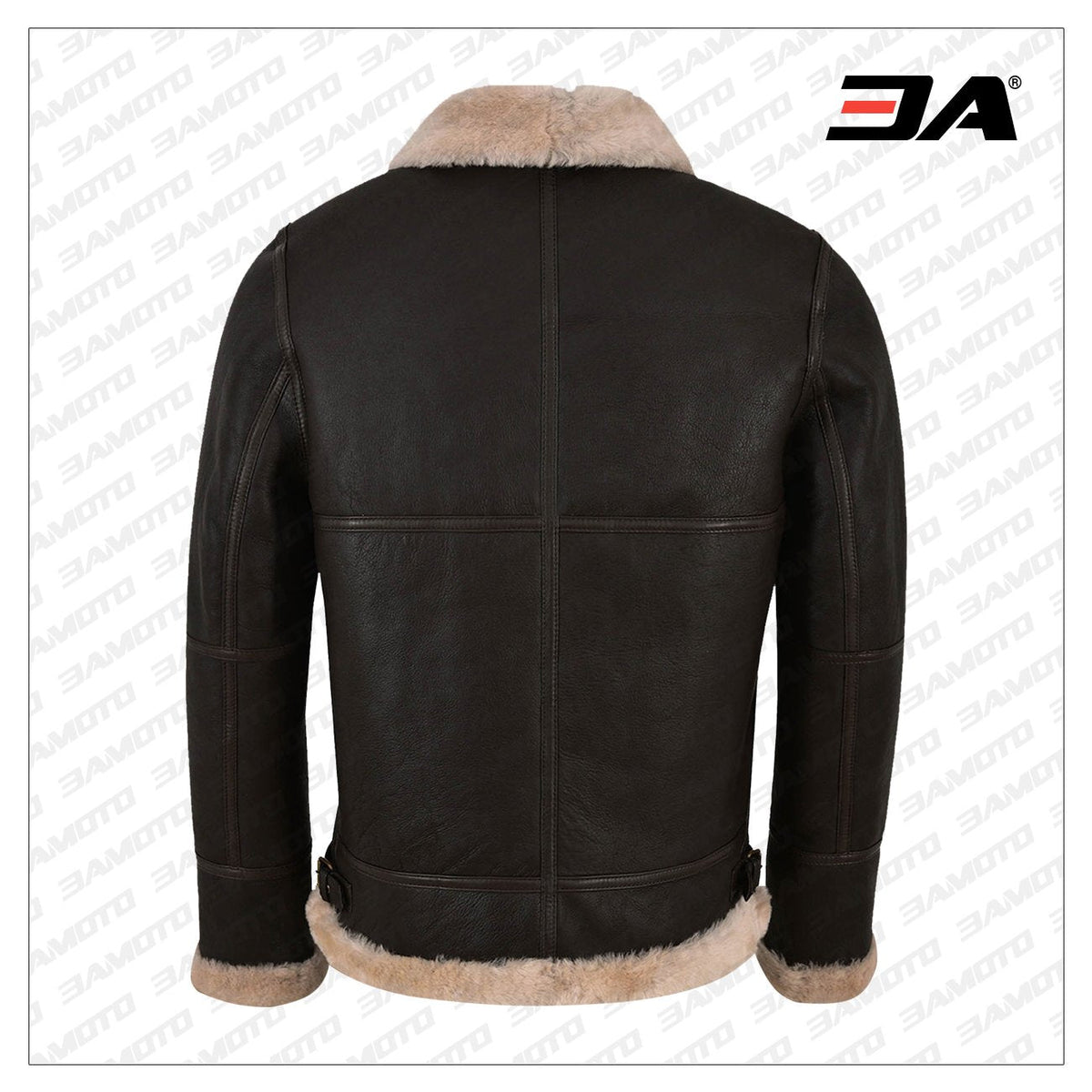 Men Black Sheepskin Jacket