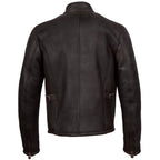 Men Black Shearling Flight Bomber Jacket