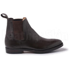Men Brown Chelsea Genuine Leather Boots brown