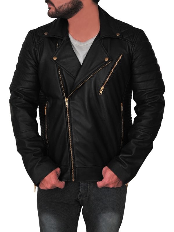 Men Classic Black Brando Jacket