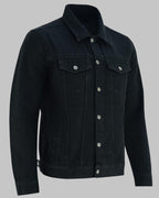 Men Heavy Duty Black Denim Jacket