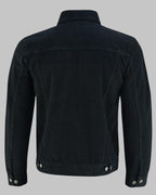 Men Heavy Duty Black Denim Jacket