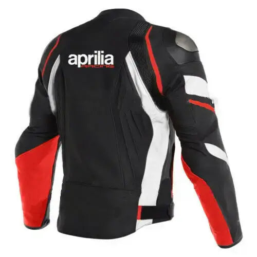 Men’s Aprilia Racing Leather Biker Jacket