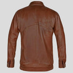 Men’s Aviator Bomber Premium Leather Jacket – Classic Flight Style