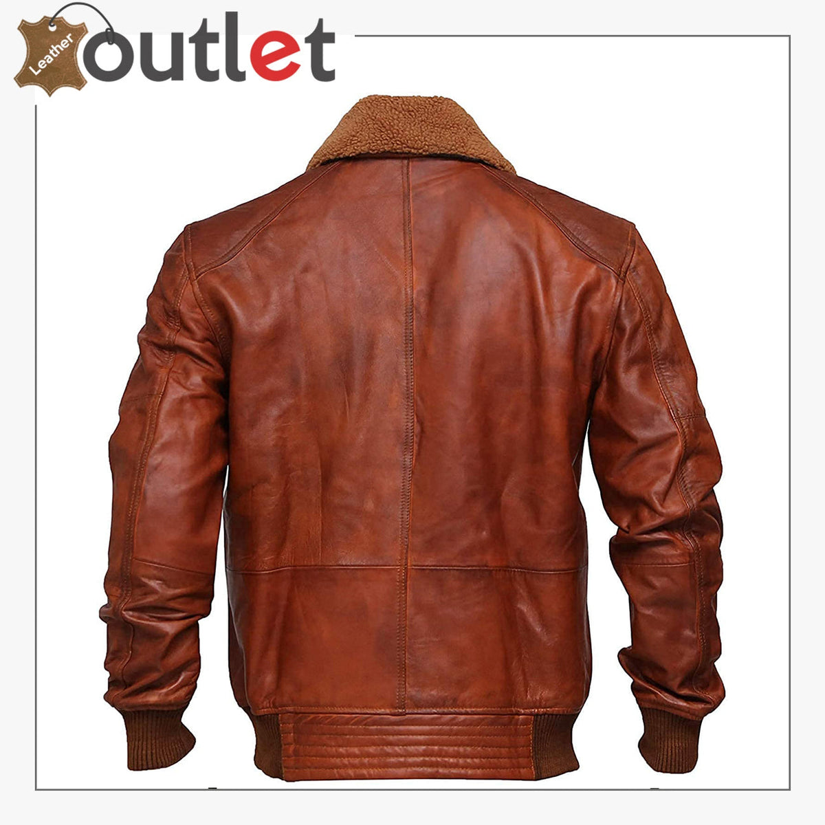 Men's Aviator Brown Air force Bomber A2 Flight Distressed Leather Jacket