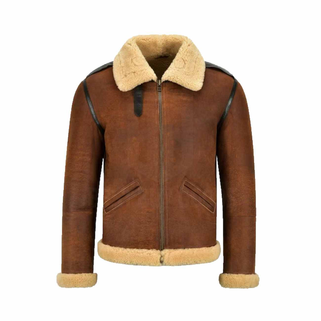 Men’s B3 Bomber Shearling Fur Jacket