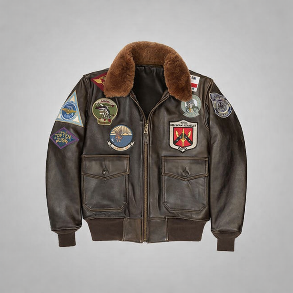 Men’s Classic A2 Flight Leather Jacket
