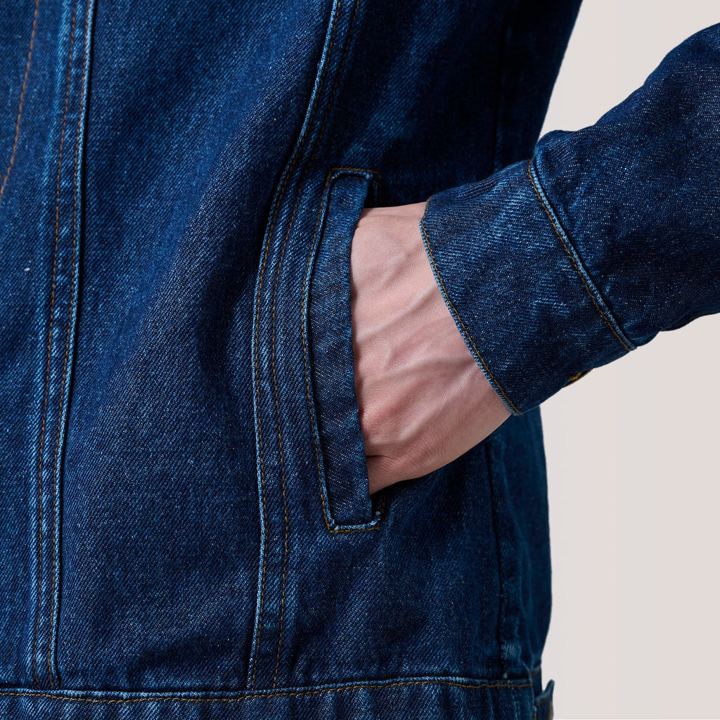Conard Dark Blue Denim Trucker Jacket