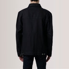 Eddie Black Oversized Denim Trucker Jacket