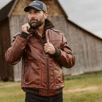 Men's G1 Aviator Flight Bomber Jacket