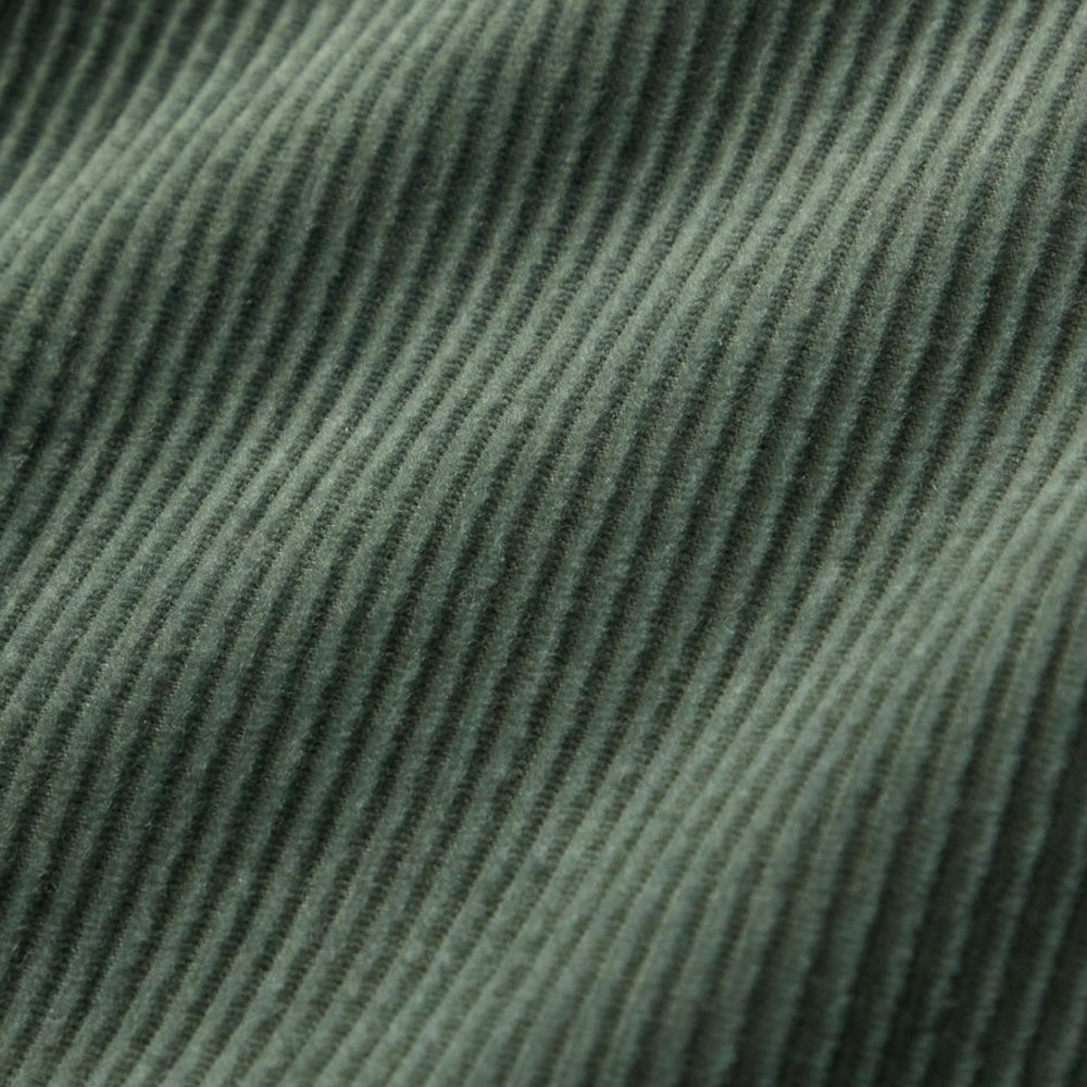 Men's Green Full Sleeves Corduroy Jacket