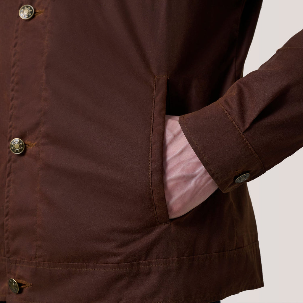 Irwin Brown Waxed Canvas Field Jacket