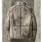 Men’s Premium Shearling B3 Flight Bomber Jacket