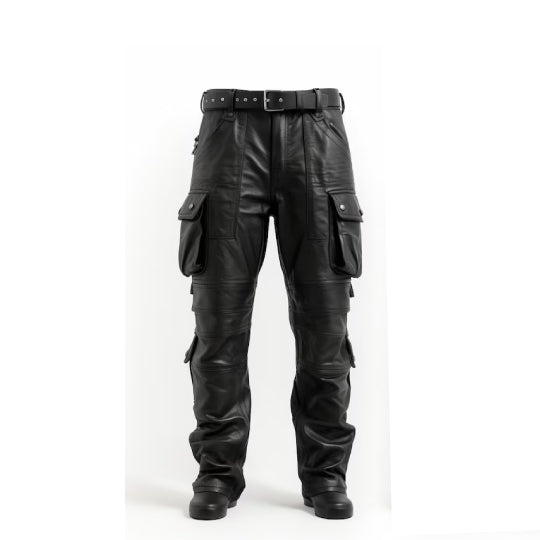 Men's Original Biker Leather Pants | Premium Genuine Leather