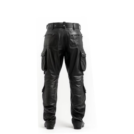 Men's Original Biker Leather Pants | Premium Genuine Leather