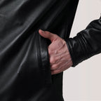 Sean Black Leather Classic Jacket