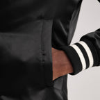 Xander Black Varsity Jacket