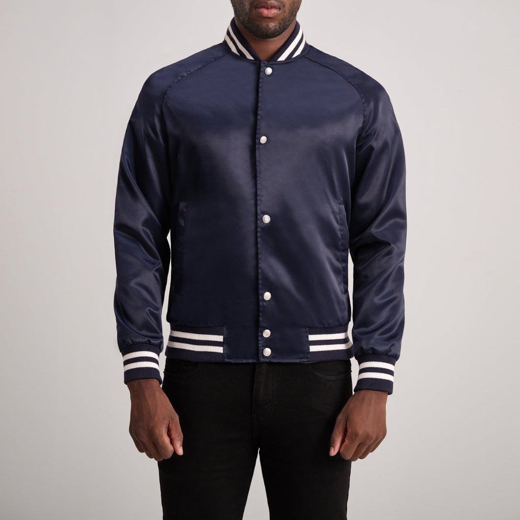 Xander Blue Varsity Jacket