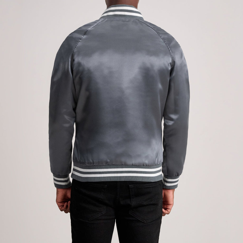 Xander Grey Varsity Jacket