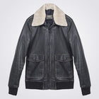 Men's A2 Aviator Sheepskin Leather Flight Bomber Jacket