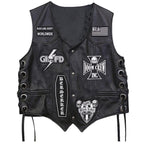 Men's Black Label Society Leather Vest