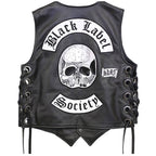 Men's Black Label Society Leather Vest