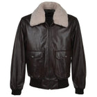 Men's Bomber Leather Flight Jacket Avanzar Leather Exclusive
