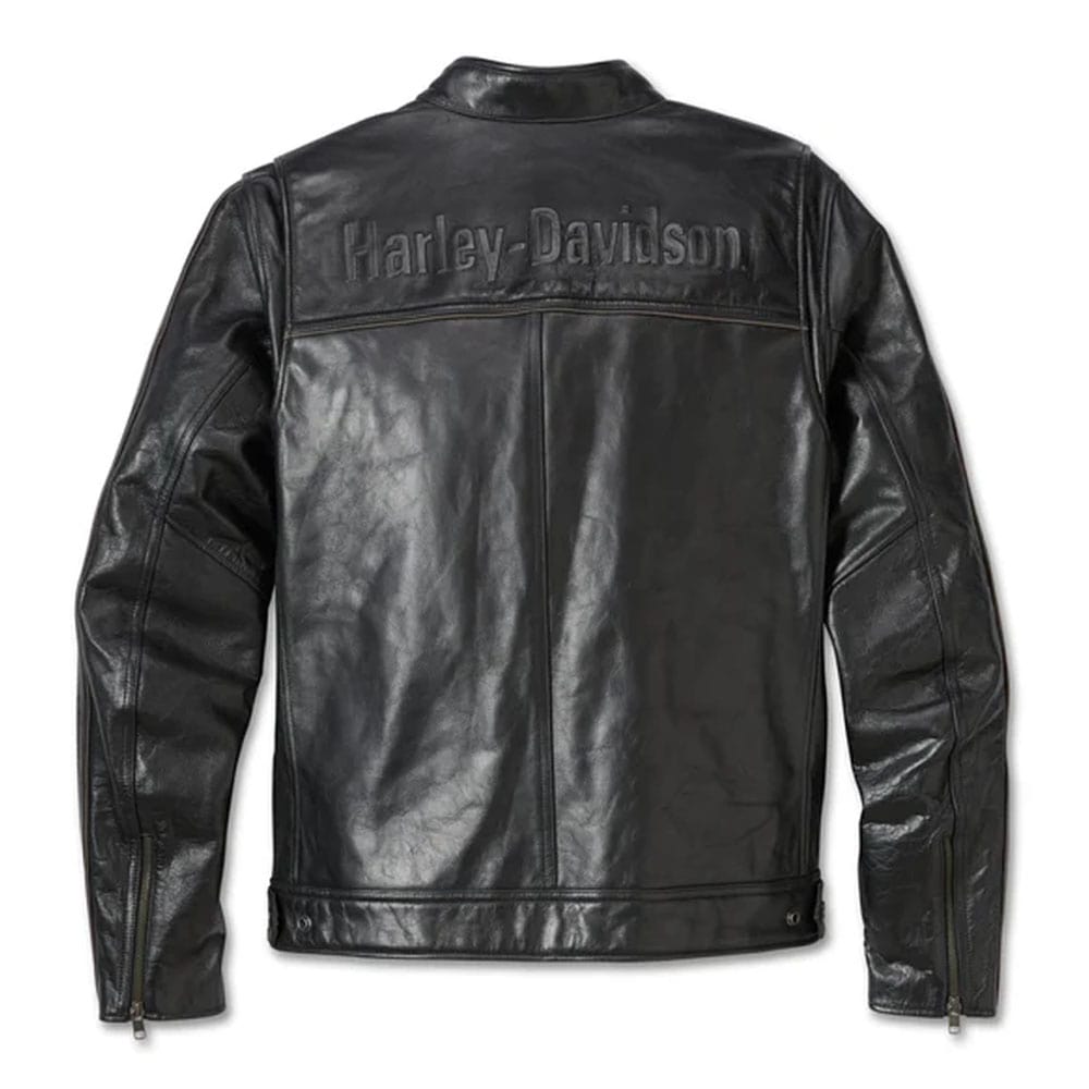 Men’s H-D Flex Layering System Café Racer Leather Jacket
