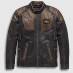Men’s H-D Triple Vent System Trostel Leather Jacket