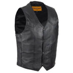 Mens Hells Angels California Leather Vest