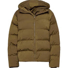 Mens Hooded Brown Puffer Jacket